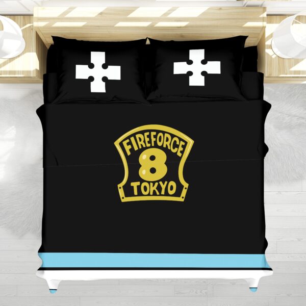 Housse De Couette Fire Force Compagnie 8 Parure de lit Ensemble De Literie