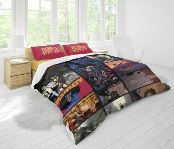 Housse De Couette Cowboy Bebop Parure de lit Ensemble De Literie – Image 2