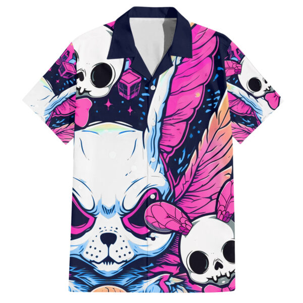 Chemise hawaïenne Lapins fous - Maison Otaku – Image 2