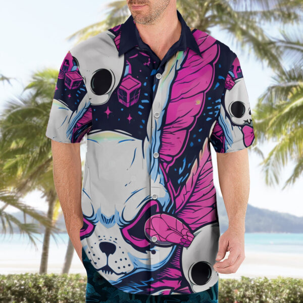 Chemise hawaïenne Lapins fous - Maison Otaku – Image 3