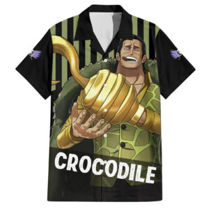 Chemise hawaïenne Crocodile One Piece - Maison Otaku