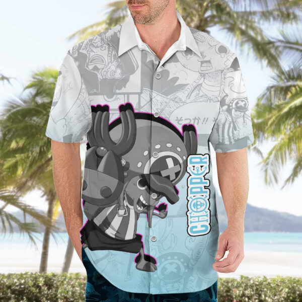 Chemise hawaïenne Chopper mignon One Piece style manga - Maison Otaku – Image 3