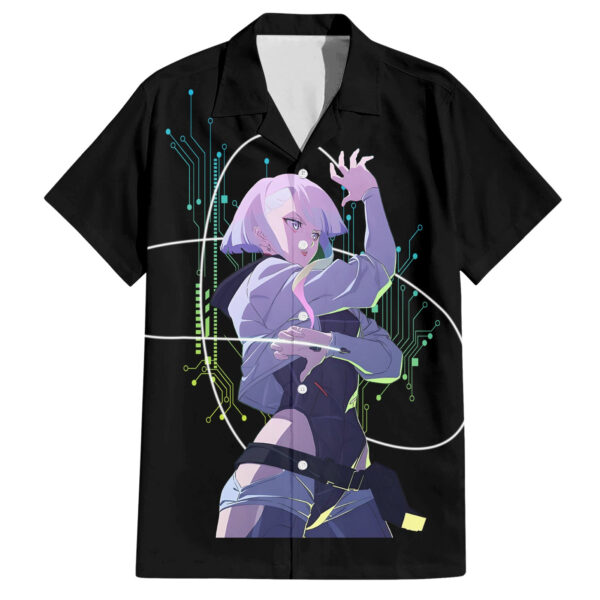 Chemise hawaïenne Lucy Anime Cyberpunk - Maison Otaku