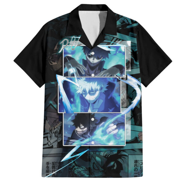 Chemise hawaïenne Dabi My Hero Academia style manga - Maison Otaku