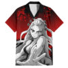 Chemise hawaïenne Daki Demon Slayer style japonais - Maison Otaku