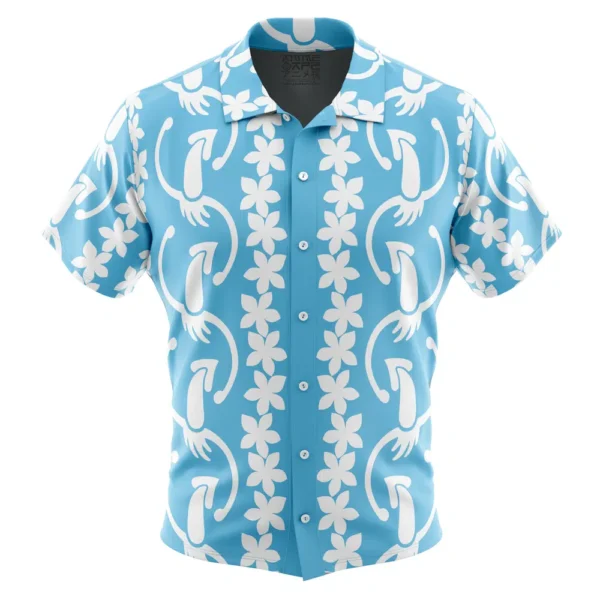 Chemise hawaïenne Dancing Squid Aloha Splatoon - Maison Otaku