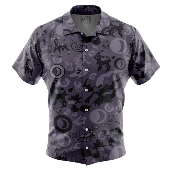 Chemise hawaïenne Pokémon Sombre - Maison Otaku