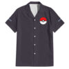 Chemise hawaïenne Pokémon type Ténèbres - Maison Otaku