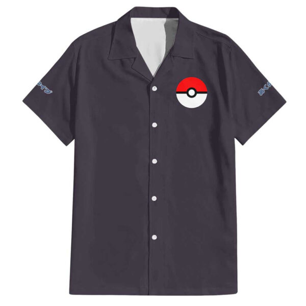 Chemise hawaïenne Pokémon type Ténèbres - Maison Otaku