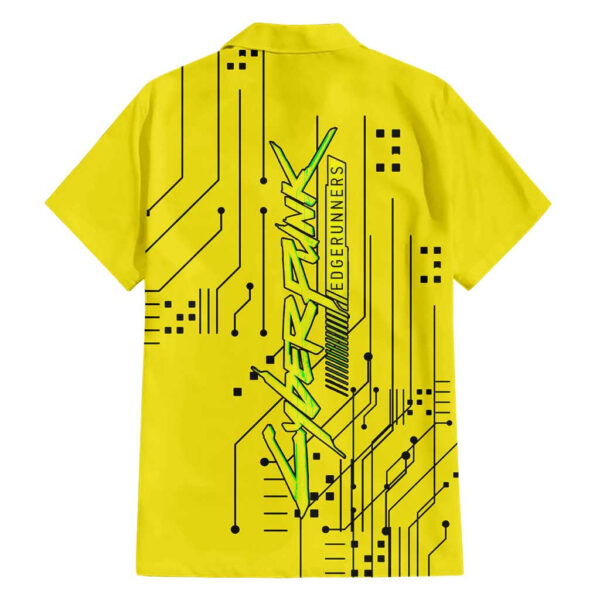 Chemise hawaïenne David Cyberpunk Edgerunners - Maison Otaku – Image 2