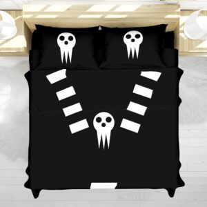 Housse De Couette Death the Kid Soul Eater Parure de lit Ensemble De Literie
