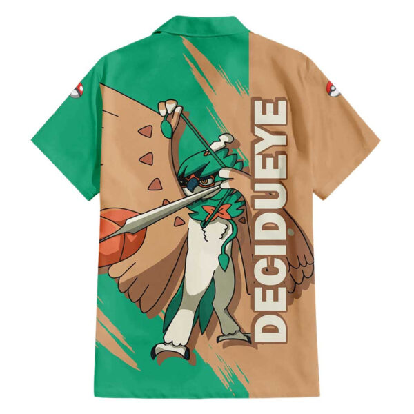 Chemise hawaïenne Décidueye Pokémon style animé - Maison Otaku – Image 2