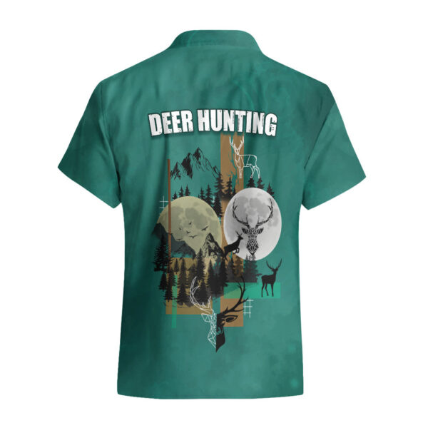 Chemise hawaïenne Chasse au cerf forêt verte - Maison Otaku – Image 2