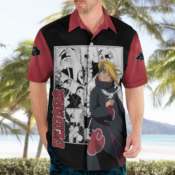 Chemise hawaïenne Deidara – Naruto style manga - Maison Otaku – Image 3