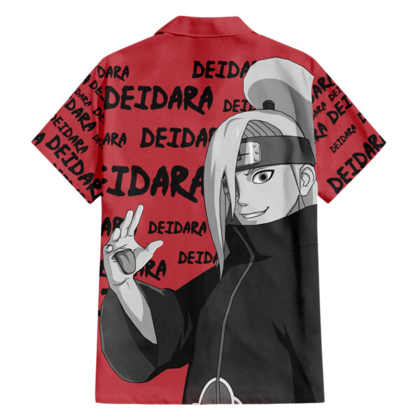 Chemise hawaïenne Deidara – style manga - Maison Otaku – Image 2