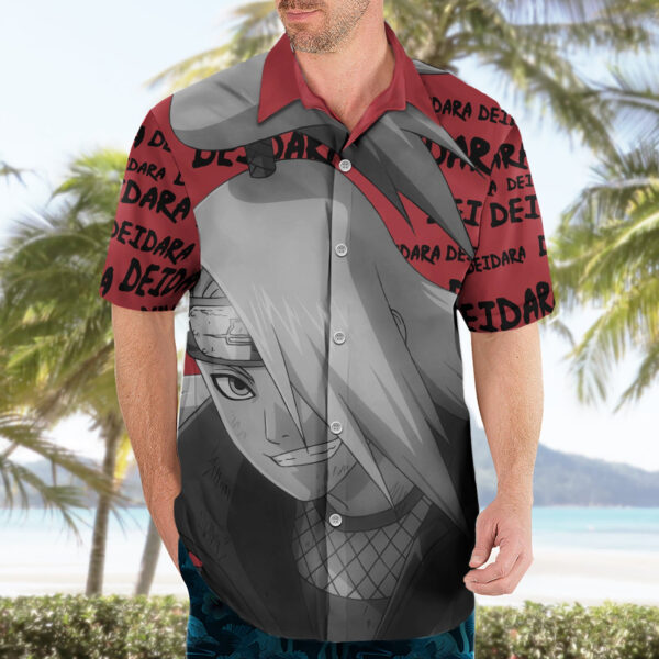 Chemise hawaïenne Deidara – style manga - Maison Otaku – Image 3
