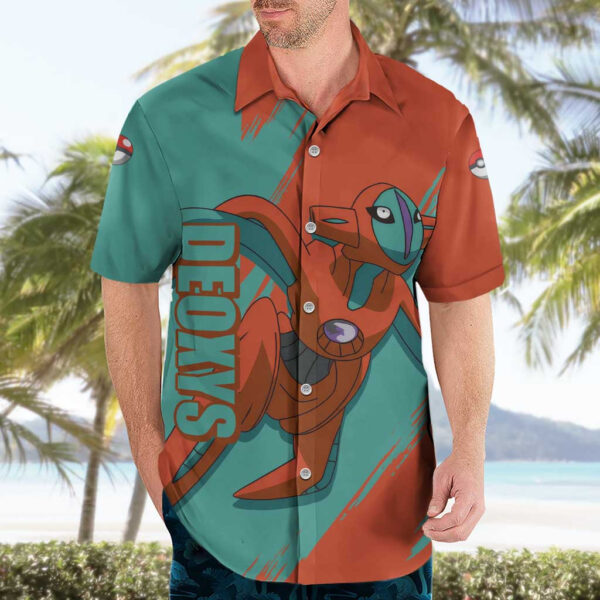 Chemise hawaïenne Deoxys – Pokémon - Maison Otaku – Image 3