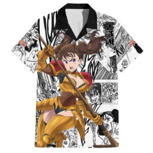 Chemise hawaïenne Diane – Seven Deadly Sins style manga - Maison Otaku