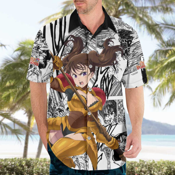 Chemise hawaïenne Diane – Seven Deadly Sins style manga - Maison Otaku – Image 3