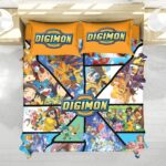 Housse De Couette Digimon Parure de lit Ensemble De Literie