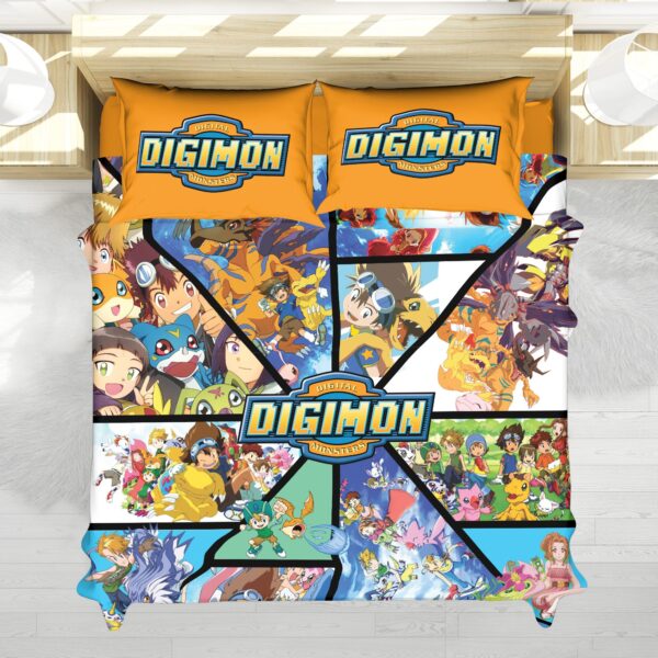 Housse De Couette Digimon Parure de lit Ensemble De Literie