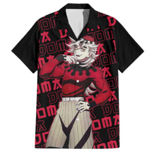 Chemise hawaïenne Dôma – Demon Slayer style motifs japonais - Maison Otaku