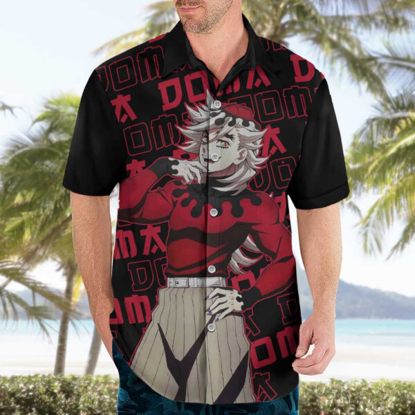 Chemise hawaïenne Dôma – Demon Slayer style motifs japonais - Maison Otaku – Image 3