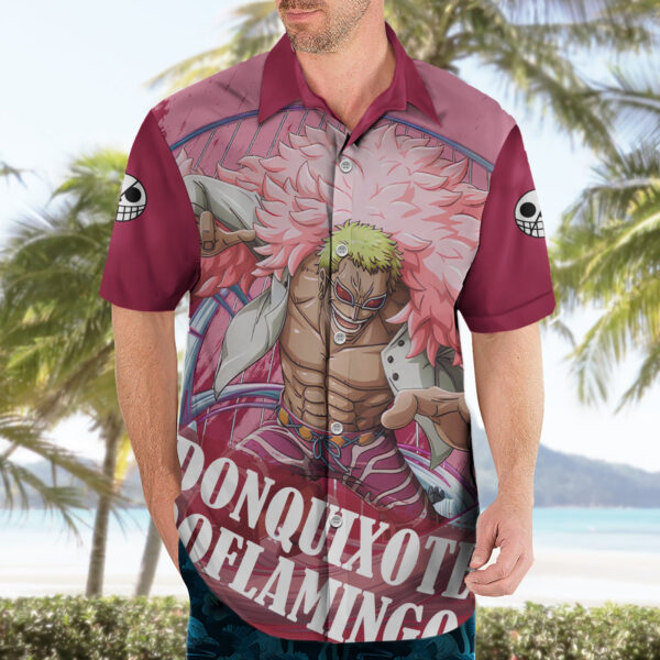 Chemise hawaïenne Donquichotte Doflamingo – One Piece - Maison Otaku – Image 3