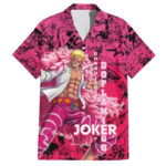 Chemise hawaïenne Donquichotte Doflamingo – Joker style rose – Maison Otaku