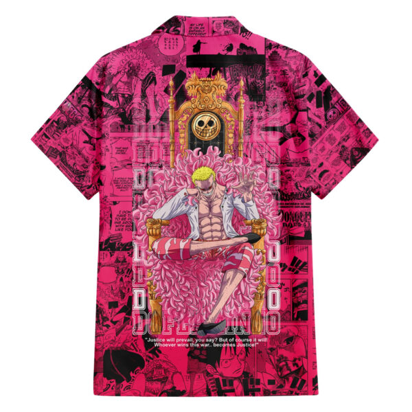 Chemise hawaïenne Donquichotte Doflamingo – Joker style rose - Maison Otaku – Image 2