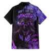 Chemise hawaïenne "Ne réveille pas le monstre en moi" - Maison Otaku