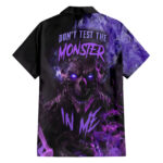 Chemise hawaïenne « Ne réveille pas le monstre en moi » – Maison Otaku