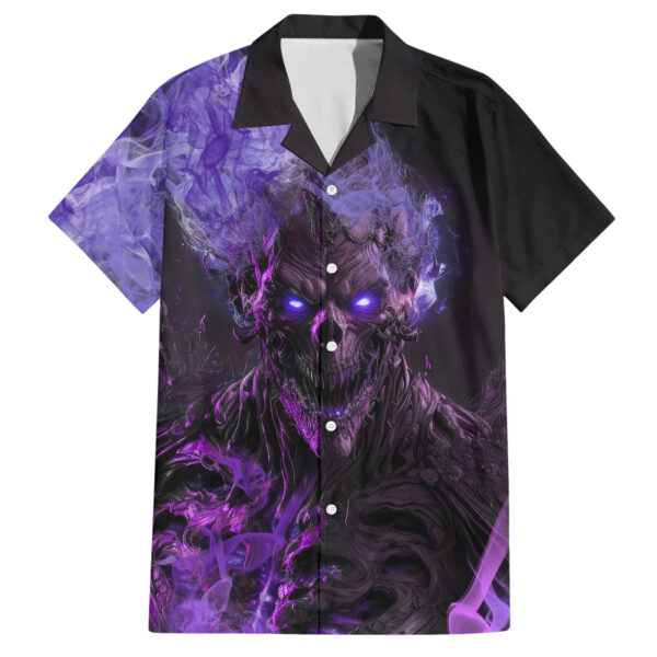 Chemise hawaïenne "Ne réveille pas le monstre en moi" - Maison Otaku – Image 2