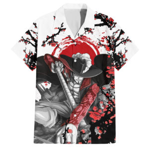 Chemise hawaïenne Dracule Mihawk – style japonais One Piece - Maison Otaku