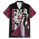 Chemise hawaïenne Dracule Mihawk – One Piece style manga – Maison Otaku