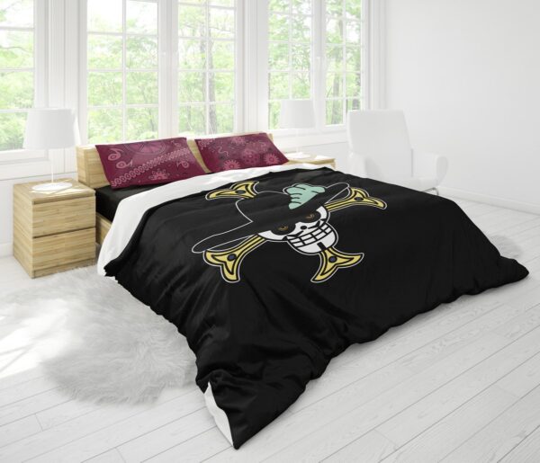 Housse De Couette Dracule Mihawk One Piece Parure de lit Ensemble De Literie – Image 2