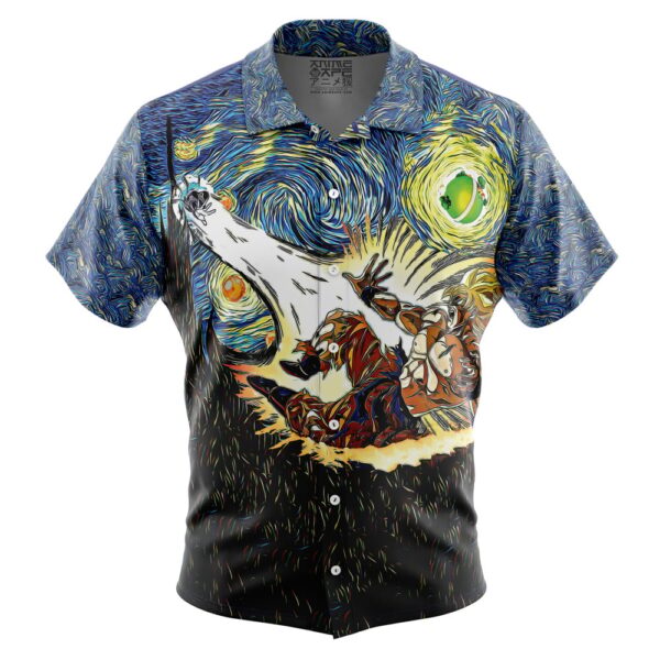 Chemise hawaïenne Dragon Ball Z Nuit étoilée - Maison Otaku
