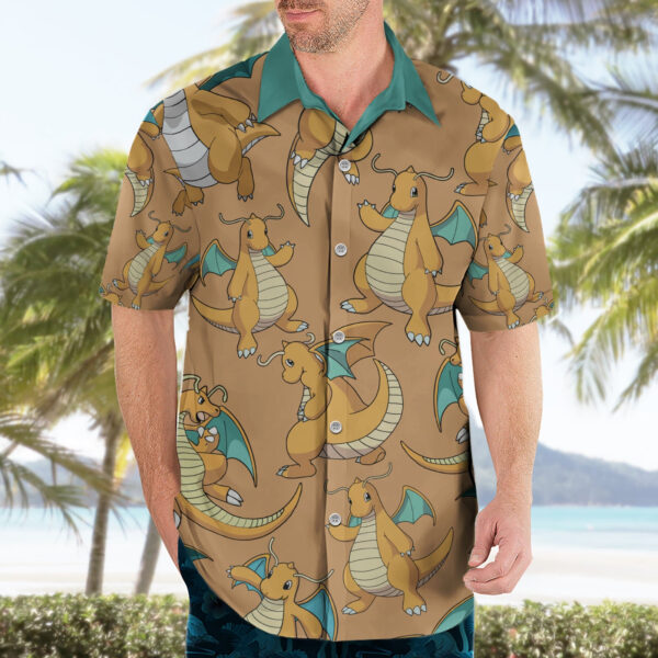 Chemise hawaïenne Dracolosse motif - Maison Otaku – Image 3