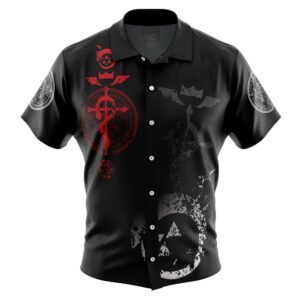 Chemise hawaïenne Edward Elric V2 Fullmetal Alchemist - Maison Otaku