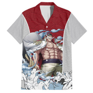 Chemise hawaïenne Edward Newgate One Piece style japonais - Maison Otaku