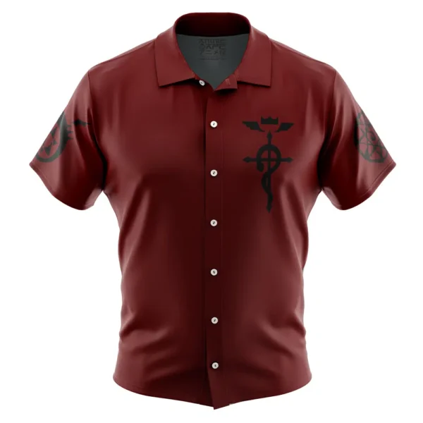 Chemise hawaïenne Edward V2 Fullmetal Alchemist - Maison Otaku