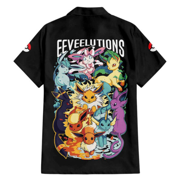 Chemise hawaïenne Évolutions V2 Pokémon - Maison Otaku – Image 2
