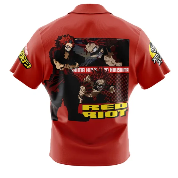 Chemise hawaïenne Eijiro Kirishima (Red Riot) My Hero Academia - Maison Otaku – Image 2