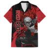 Chemise hawaïenne Red Riot Eijiro Kirishima - Maison Otaku