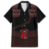 Chemise hawaïenne Red Riot héros Kirishima - Maison Otaku