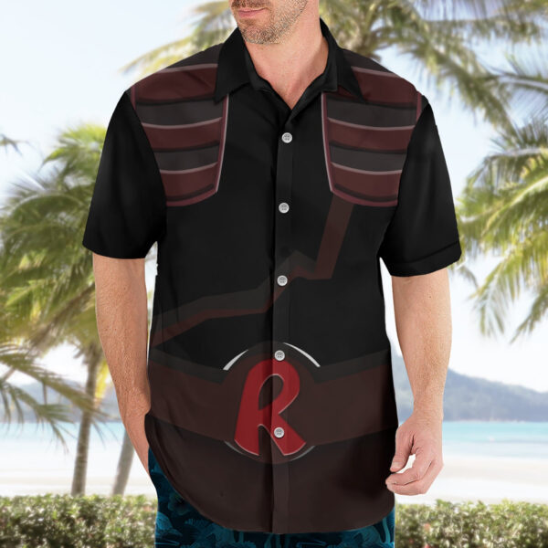 Chemise hawaïenne Red Riot héros Kirishima - Maison Otaku – Image 3