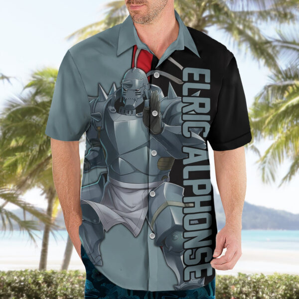 Chemise hawaïenne Alphonse Elric Fullmetal Alchemist - Maison Otaku – Image 3