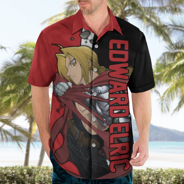 Chemise hawaïenne Edward Elric Fullmetal Alchemist - Maison Otaku – Image 3