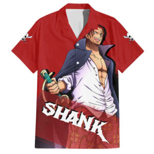Chemise hawaïenne Empereur Shanks One Piece - Maison Otaku