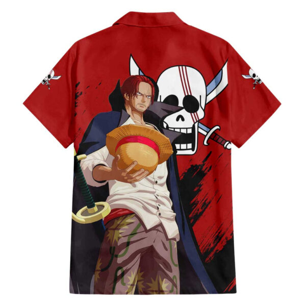 Chemise hawaïenne Empereur Shanks One Piece - Maison Otaku – Image 2